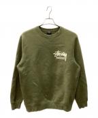stussyステューシー）の古着「スウェット」｜カーキ