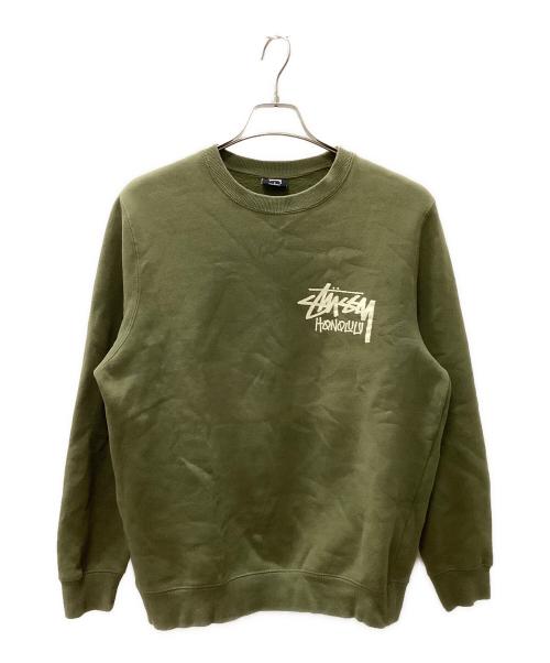 stussy（ステューシー）stussy (ステューシー) スウェット カーキ サイズ:Sの古着・服飾アイテム
