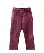 stussyステューシー）の古着「BIG OL' JEANS デニムパンツ」｜パープル