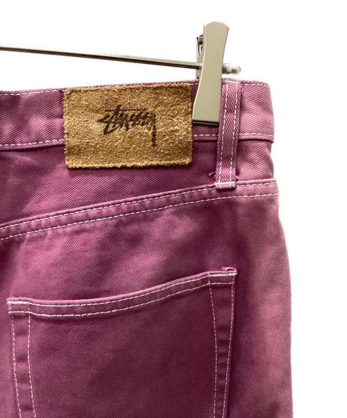 stussy（ステューシー）stussy (ステューシー) BIG OL' JEANS デニムパンツ パープル サイズ:W30の古着・服飾アイテム