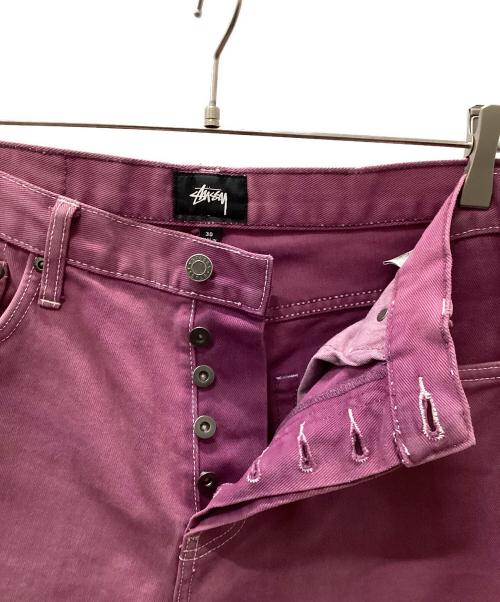 stussy（ステューシー）stussy (ステューシー) BIG OL' JEANS デニムパンツ パープル サイズ:W30の古着・服飾アイテム