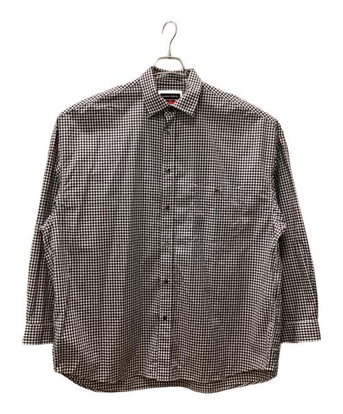 MAISON SPECIAL（メゾンスペシャル）MAISON SPECIAL (メゾンスペシャル) 長袖シャツ ホワイト×ブラック サイズ:02の古着・服飾アイテム