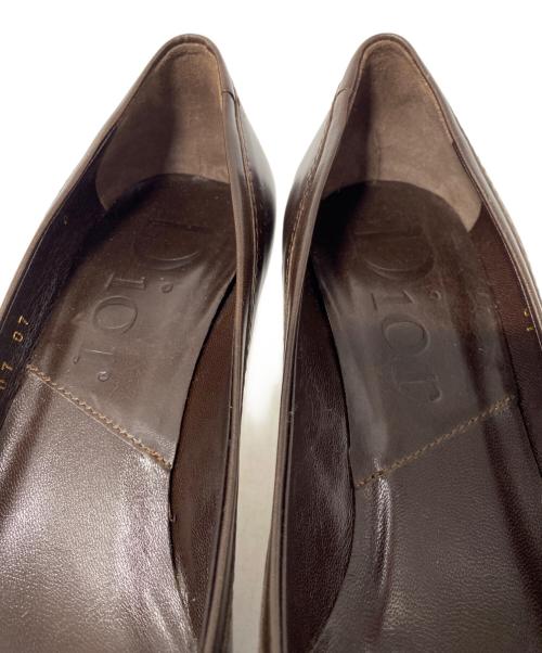 Christian Dior（クリスチャン ディオール）Christian Dior (クリスチャン ディオール) パンプス ブラウン サイズ:22cmの古着・服飾アイテム