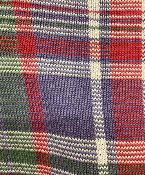 RALPH LAUREN（ラルフローレン）RALPH LAUREN (ラルフローレン) 薄手ニット パープル サイズ:Mの古着・服飾アイテム
