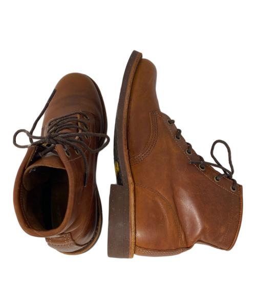 CHIPPEWA（チペワ）CHIPPEWA (チペワ) レースアップブーツ ブラウン サイズ:US8Dの古着・服飾アイテム