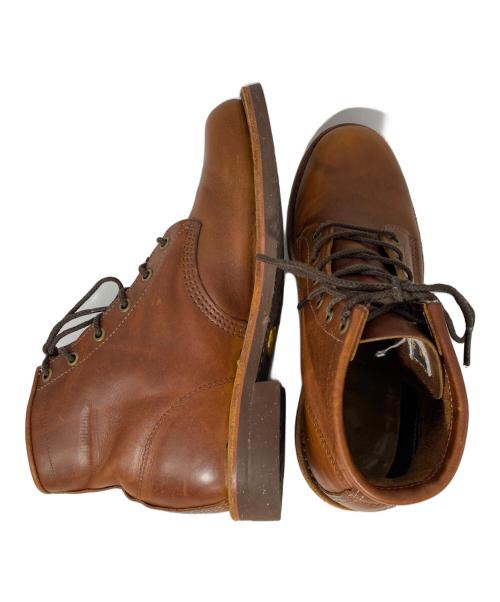 CHIPPEWA（チペワ）CHIPPEWA (チペワ) レースアップブーツ ブラウン サイズ:US8Dの古着・服飾アイテム