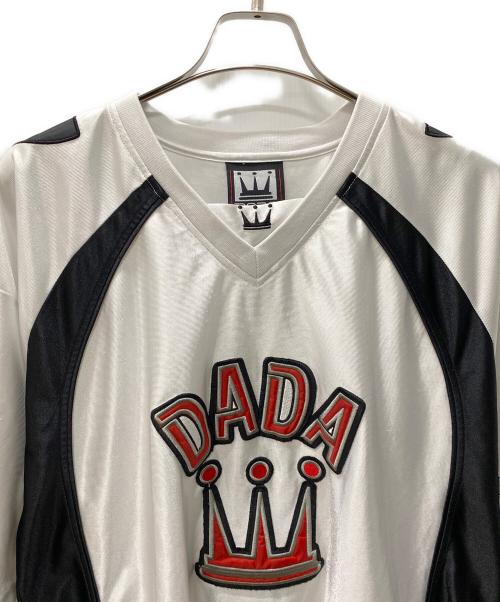 DADA SUPREME（ダダ スプリーム）DADA SUPREME (ダダ スプリーム) ゲームシャツ ホワイト サイズ:XXLの古着・服飾アイテム