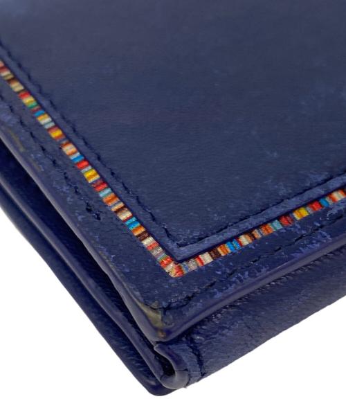 PAUL SMITH（ポールスミス）Paul Smith (ポールスミス) カードケース ブルーの古着・服飾アイテム