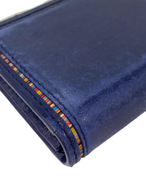 PAUL SMITH（ポールスミス）Paul Smith (ポールスミス) カードケース ブルーの古着・服飾アイテム