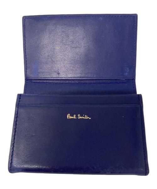 PAUL SMITH（ポールスミス）Paul Smith (ポールスミス) カードケース ブルーの古着・服飾アイテム
