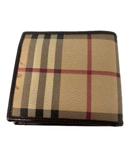 BURBERRY LONDON（バーバリーロンドン）BURBERRY LONDON (バーバリーロンドン) 2つ折り財布 ベージュの古着・服飾アイテム