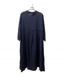 08MAB（ゼロハチマブ）の古着「長袖ワンピース」｜ネイビー
