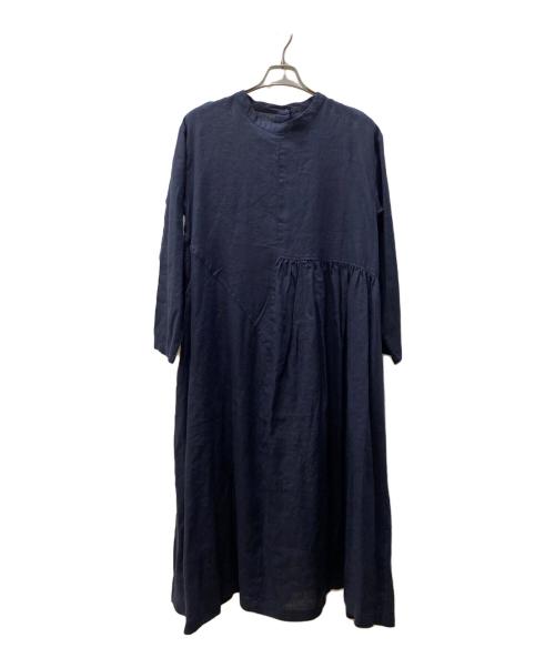 08MAB（ゼロハチマブ）08MAB (ゼロハチマブ) 長袖ワンピース ネイビー サイズ:Free 未使用品の古着・服飾アイテム