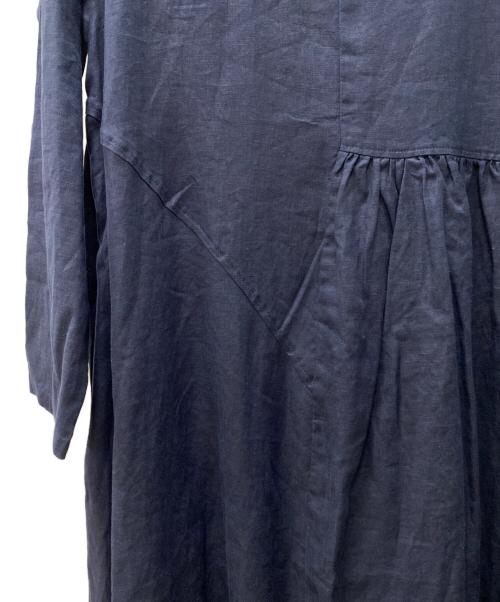 08MAB（ゼロハチマブ）08MAB (ゼロハチマブ) 長袖ワンピース ネイビー サイズ:Free 未使用品の古着・服飾アイテム