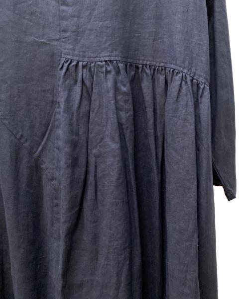 08MAB（ゼロハチマブ）08MAB (ゼロハチマブ) 長袖ワンピース ネイビー サイズ:Free 未使用品の古着・服飾アイテム