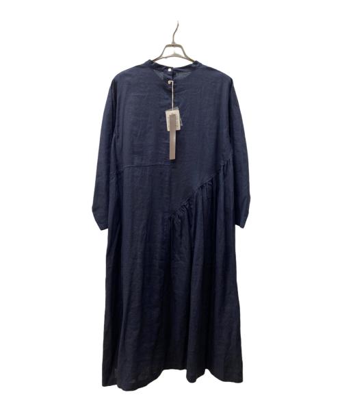 08MAB（ゼロハチマブ）08MAB (ゼロハチマブ) 長袖ワンピース ネイビー サイズ:Free 未使用品の古着・服飾アイテム