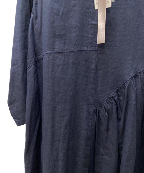 08MAB（ゼロハチマブ）08MAB (ゼロハチマブ) 長袖ワンピース ネイビー サイズ:Free 未使用品の古着・服飾アイテム