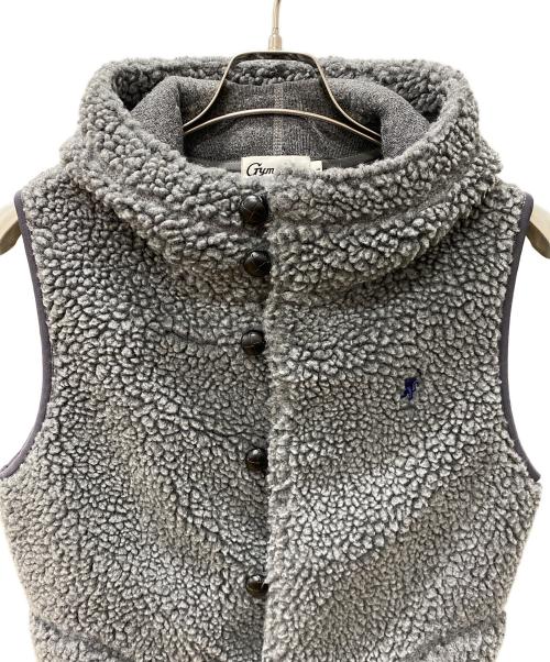 Gymphlex（ジムフレックス）Gymphlex (ジムフレックス) ボアベスト グレー サイズ:16の古着・服飾アイテム