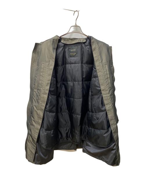 SANYO（サンヨー）SANYO (サンヨー) ステンカラーコート グレー サイズ:LLの古着・服飾アイテム
