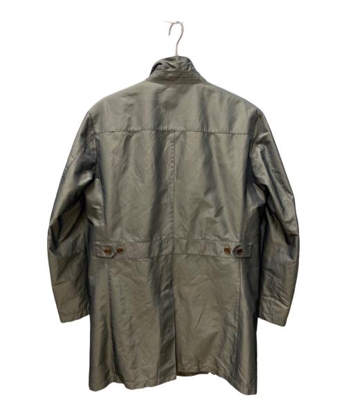 SANYO（サンヨー）SANYO (サンヨー) ステンカラーコート グレー サイズ:LLの古着・服飾アイテム