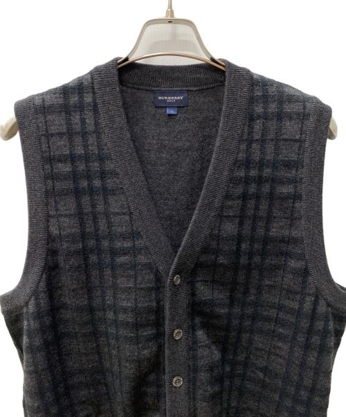 BURBERRY GOLF（バーバリーゴルフ）BURBERRY GOLF (バーバリーゴルフ) ゴルフウェア(トップス) ブラック サイズ:Lの古着・服飾アイテム
