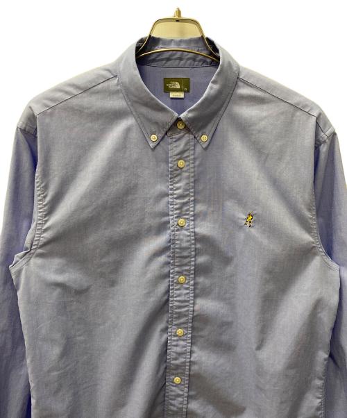 THE NORTH FACE（ザ ノース フェイス）THE NORTH FACE (ザ ノース フェイス) 長袖シャツ スカイブルー サイズ:XLの古着・服飾アイテム