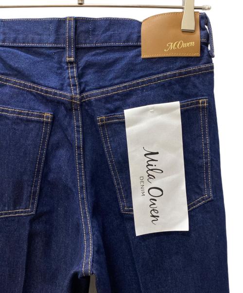 Mila Owen（ミラオーウェン）Mila Owen (ミラオーウェン) センタープレスマムデニムパンツ インディゴの古着・服飾アイテム