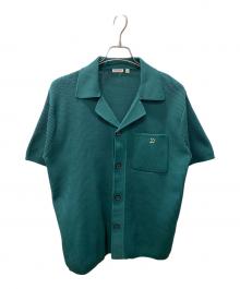 DRESSTERIOR（ドレステリア）の古着「キューバ ニットシャツ」｜オリーブ