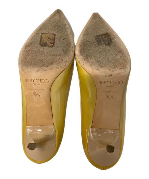 JIMMY CHOO（ジミーチュウ）JIMMY CHOO (ジミーチュウ) パンプス イエロー サイズ:26.5cmの古着・服飾アイテム