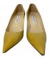 JIMMY CHOO (ジミーチュウ) パンプス イエロー サイズ:26.5cm：5000円