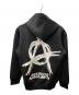 中古・古着 ONE OK ROCK (ワンオクロック) プルオーバーパーカー ブラック サイズ:L：6000円