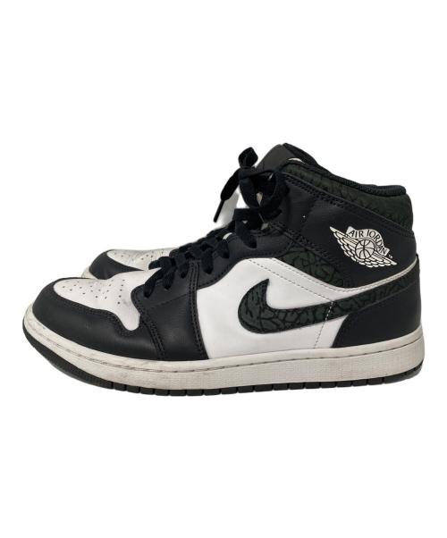 NIKE（ナイキ）NIKE (ナイキ) Air Jordan 1 Mid ブラック×ホワイト サイズ:26.5cmの古着・服飾アイテム
