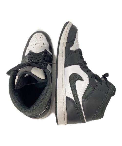NIKE（ナイキ）NIKE (ナイキ) Air Jordan 1 Mid ブラック×ホワイト サイズ:26.5cmの古着・服飾アイテム