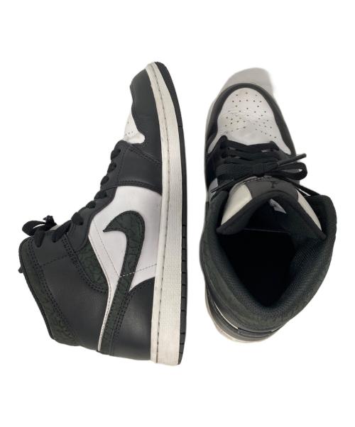 NIKE（ナイキ）NIKE (ナイキ) Air Jordan 1 Mid ブラック×ホワイト サイズ:26.5cmの古着・服飾アイテム