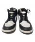 NIKE (ナイキ) Air Jordan 1 Mid ブラック×ホワイト サイズ:26.5cm：8000円