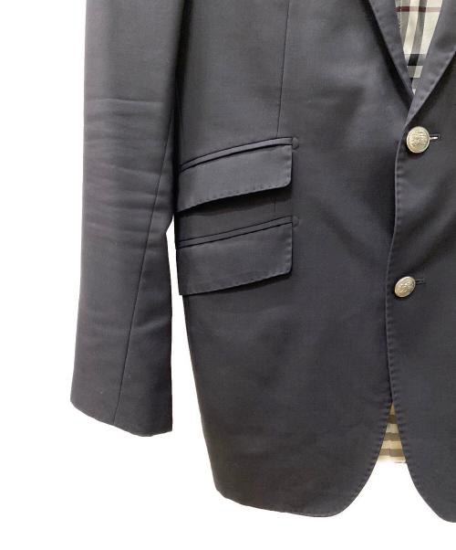 BURBERRY BLACK LABEL（バーバリーブラックレーベル）BURBERRY BLACK LABEL (バーバリーブラックレーベル) テーラードジャケット ブラック サイズ:Mの古着・服飾アイテム