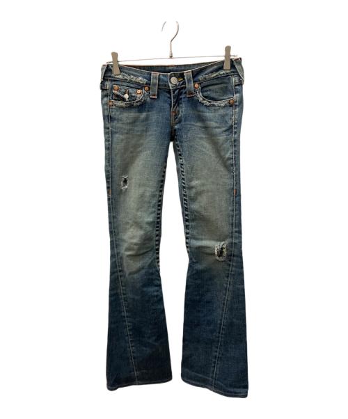 TRUE RELIGION（トゥルー レリジョン）TRUE RELIGION (トゥルー レリジョン) ブーツカットデニムパンツ ブルー サイズ:W25の古着・服飾アイテム