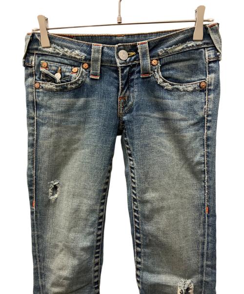 TRUE RELIGION（トゥルー レリジョン）TRUE RELIGION (トゥルー レリジョン) ブーツカットデニムパンツ ブルー サイズ:W25の古着・服飾アイテム