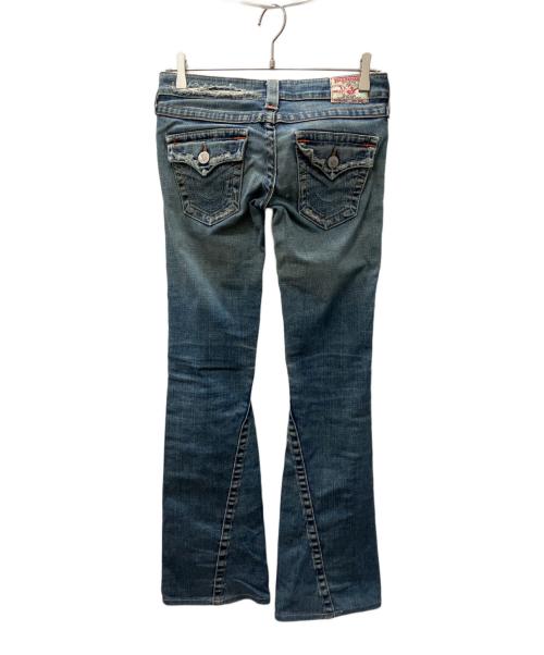 TRUE RELIGION（トゥルー レリジョン）TRUE RELIGION (トゥルー レリジョン) ブーツカットデニムパンツ ブルー サイズ:W25の古着・服飾アイテム