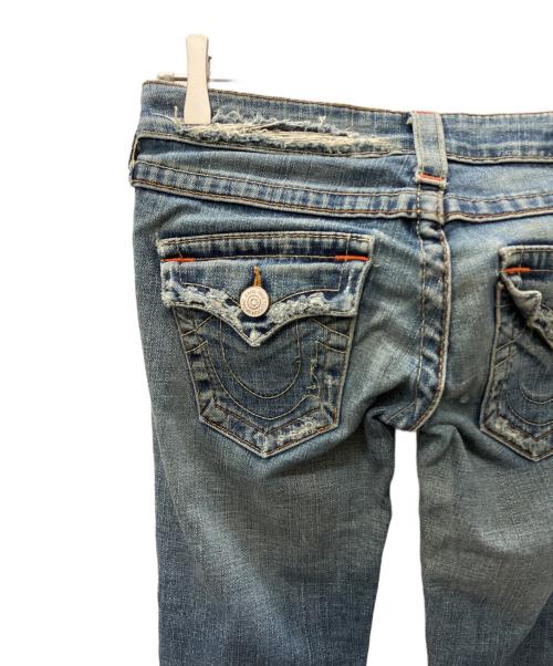 TRUE RELIGION（トゥルー レリジョン）TRUE RELIGION (トゥルー レリジョン) ブーツカットデニムパンツ ブルー サイズ:W25の古着・服飾アイテム