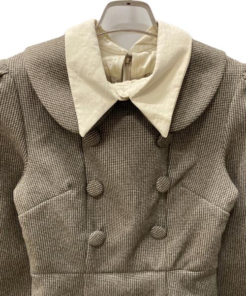 CIEL（シエル）Ciel (シエル) 長袖ワンピース ブラウン サイズ:FREE 未使用品の古着・服飾アイテム
