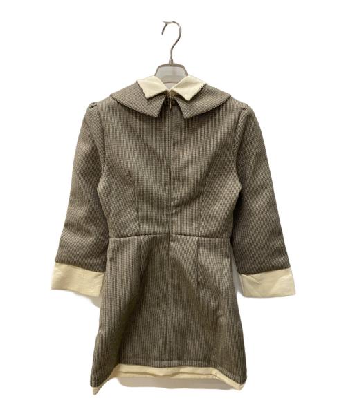 CIEL（シエル）Ciel (シエル) 長袖ワンピース ブラウン サイズ:FREE 未使用品の古着・服飾アイテム