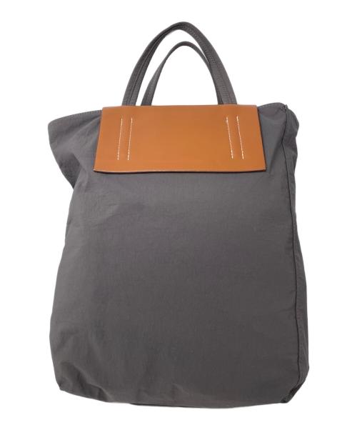 Acne studios（アクネ ストゥディオズ）Acne studios (アクネ ストゥディオズ) ペイパリーナイロントートバッグ ブラウン×グレーの古着・服飾アイテム