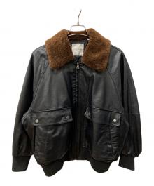 FREAK'S STORE（フリークスストア）の古着「フェイクレザーブルゾン」｜ブラック