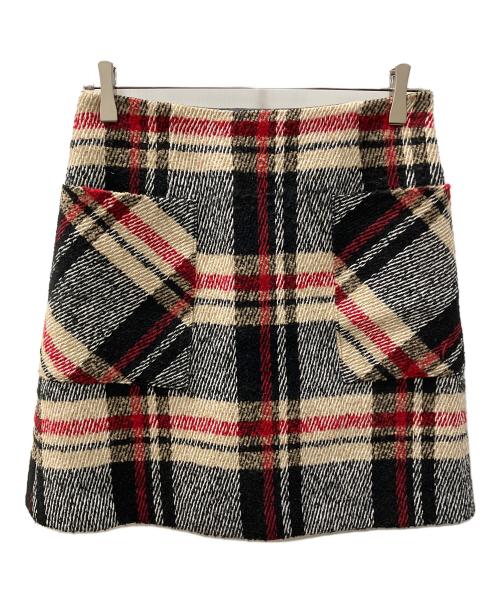 BURBERRY BLUE LABEL（バーバリー ブルー レーベル）BURBERRY BLUE LABEL (バーバリー ブルー レーベル) ミニスカート ブラック サイズ:38の古着・服飾アイテム