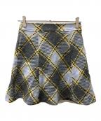 BURBERRY BLUE LABELバーバリー ブルー レーベル）の古着「ミディスカート」｜グレースカイブルー