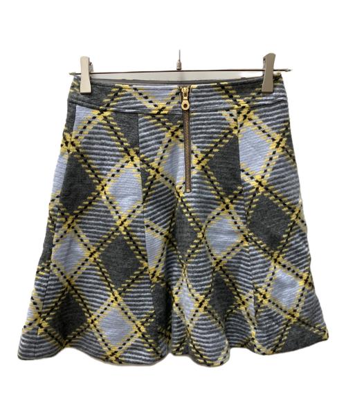 BURBERRY BLUE LABEL（バーバリー ブルー レーベル）BURBERRY BLUE LABEL (バーバリー ブルー レーベル) ミディスカート グレースカイブルー サイズ:36の古着・服飾アイテム