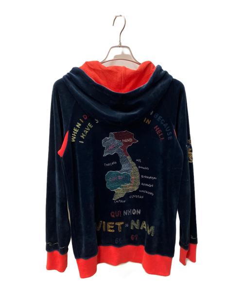 ALDIES（アールディーズ）ALDIES (アールディーズ) ジップパーカー ネイビー サイズ:Mの古着・服飾アイテム