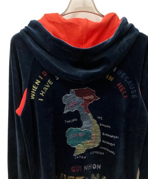 ALDIES（アールディーズ）ALDIES (アールディーズ) ジップパーカー ネイビー サイズ:Mの古着・服飾アイテム