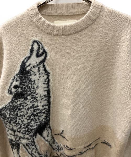 EMPORIO ARMANI（エンポリオ アルマーニ）EMPORIO ARMANI (エンポリオ アルマーニ) 厚手ニット アイボリー サイズ:Lの古着・服飾アイテム